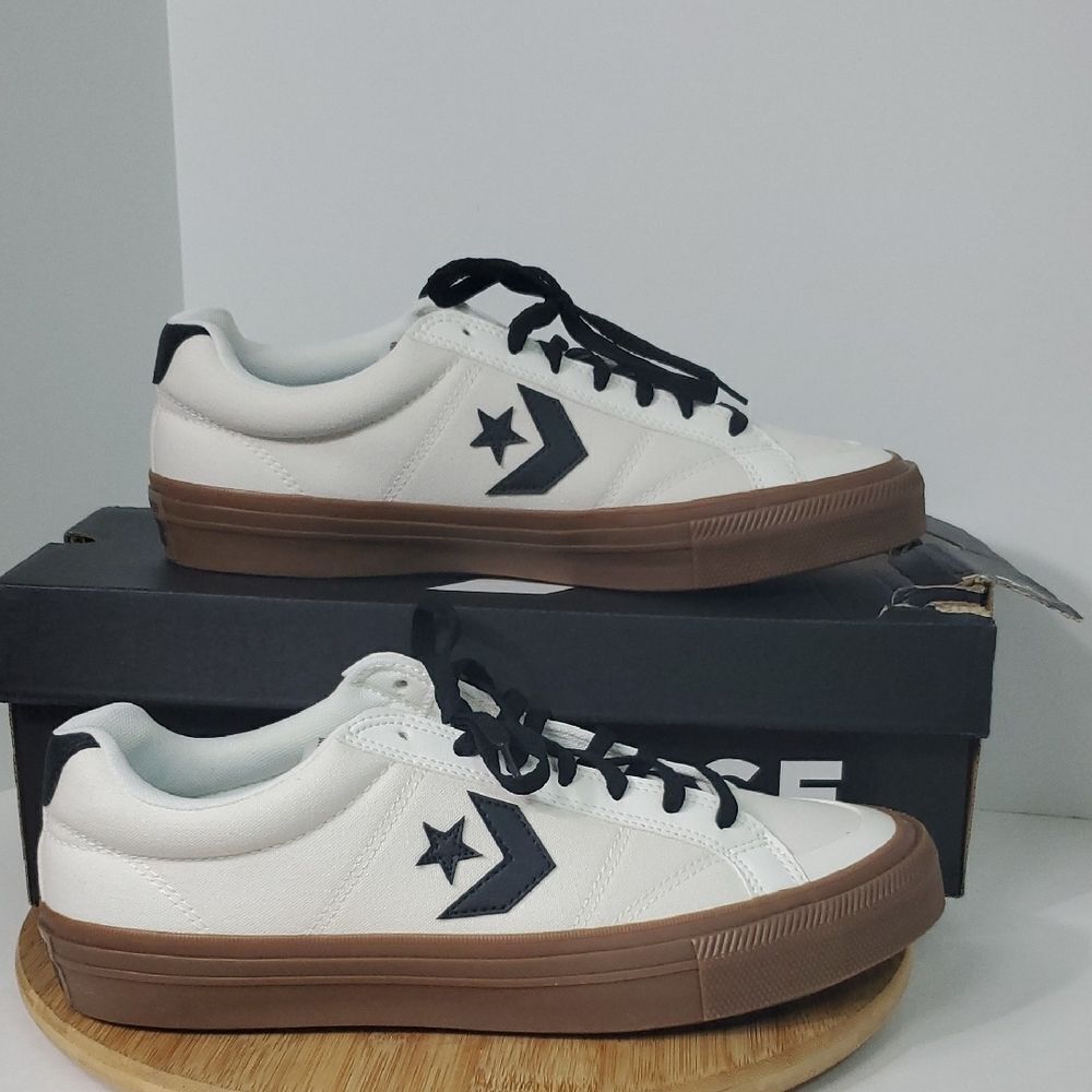 Converse Sport Casual Ox A13787C Sneakers White/Black Men’s Size 12 Women's 13.5